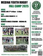 Youth Rugby Camp Fall 2025